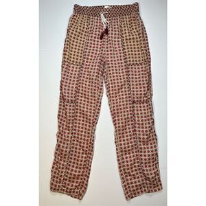 By Anthropologie Printed 100% Modal Lightweight Pull On Casual Pant Size Small